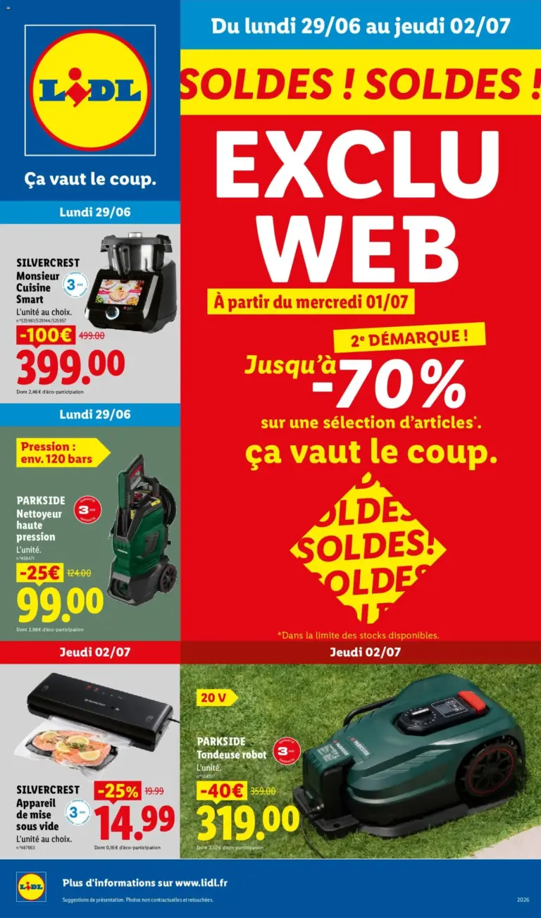 Catalogue LIDL du 29/06/2026