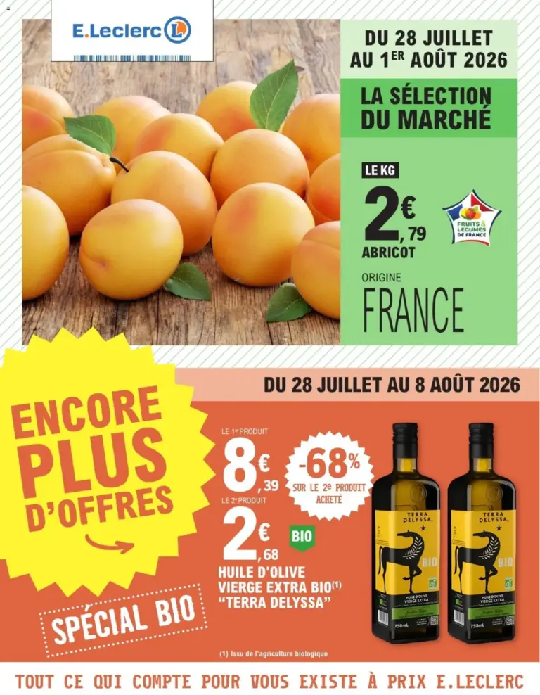 Catalogue E.Leclerc du 28/07/2026 Nouveau