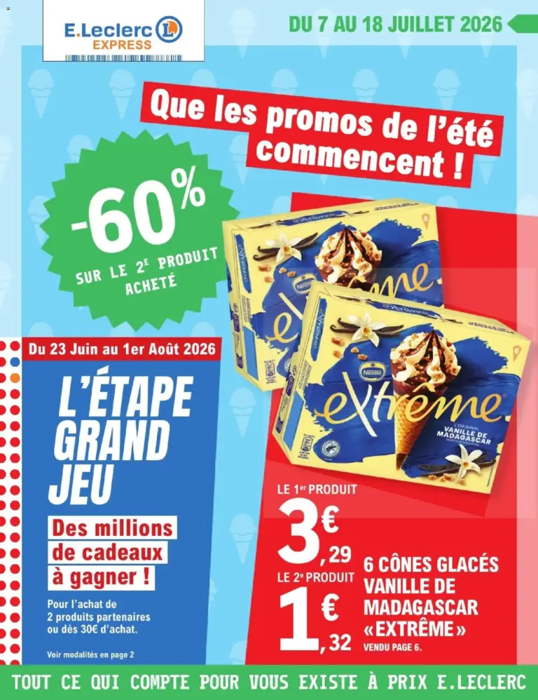 Catalogue E.Leclerc du 07/07/2026 Nouveau