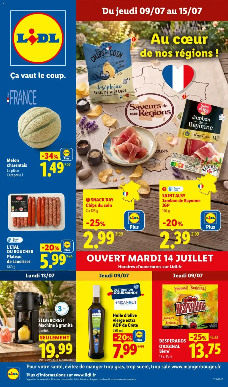 Catalogue LIDL du 09/07/2026