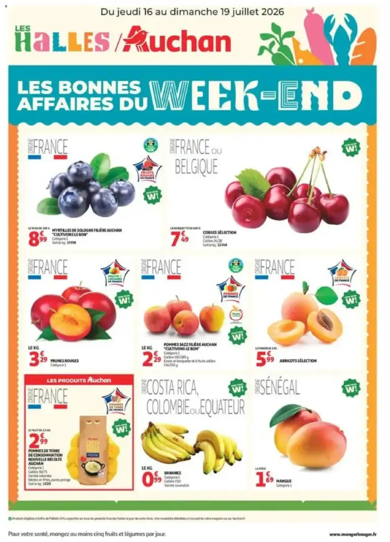 Auchan Les bons plans du week end dans votre hyper à partir du 16/07/2026