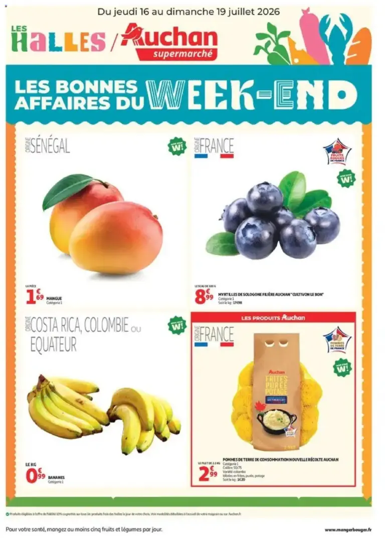 Auchan Les bons plans du week end dans votre super à partir du 16/07/2026