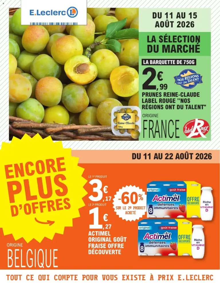 Catalogue E.Leclerc du 11/08/2026 Nouveau