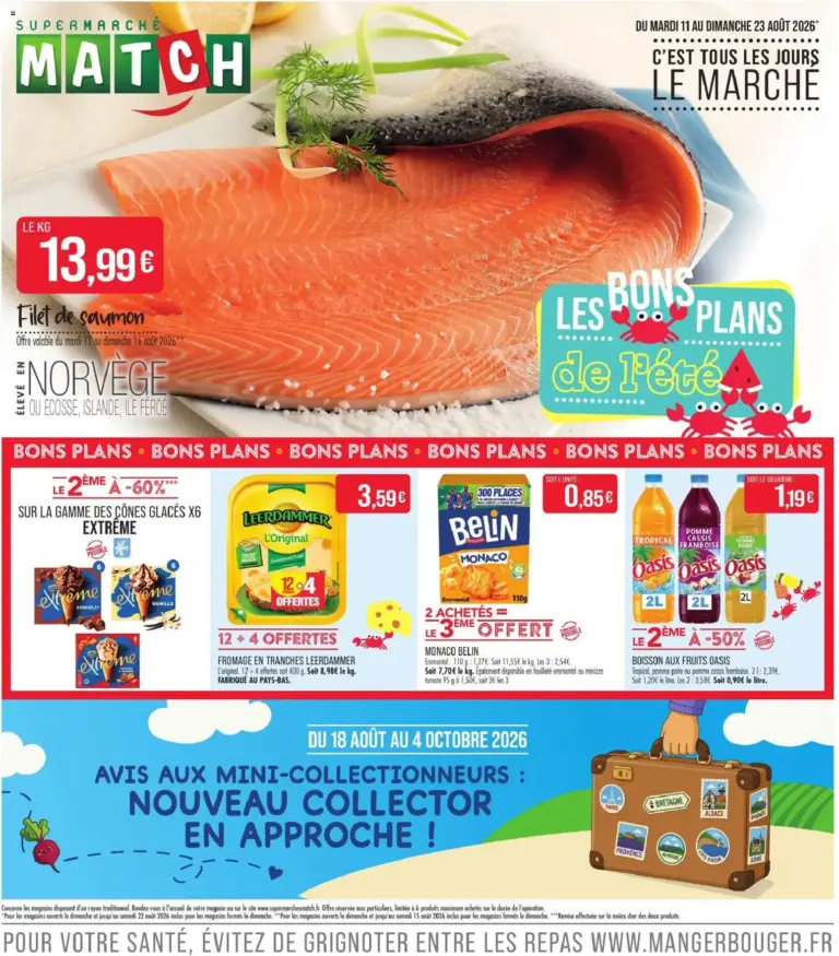 Match Supermarché à partir du 11/08/2026