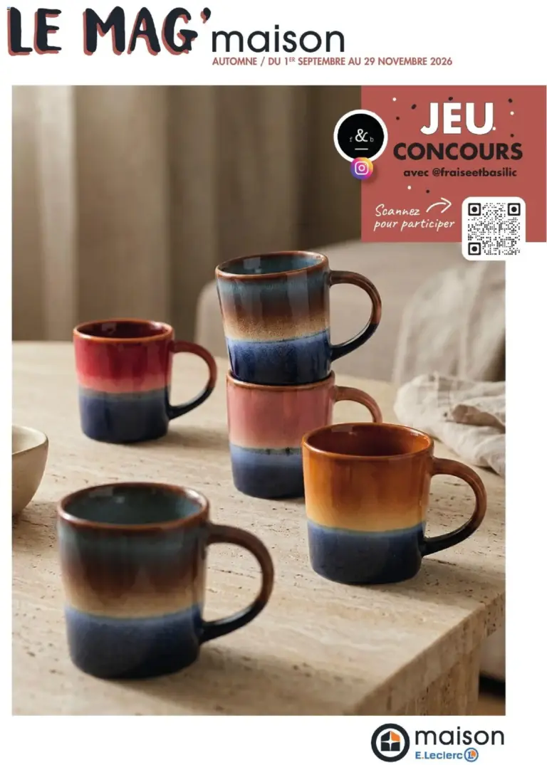 Catalogue E.Leclerc du 01/09/2026 Nouveau