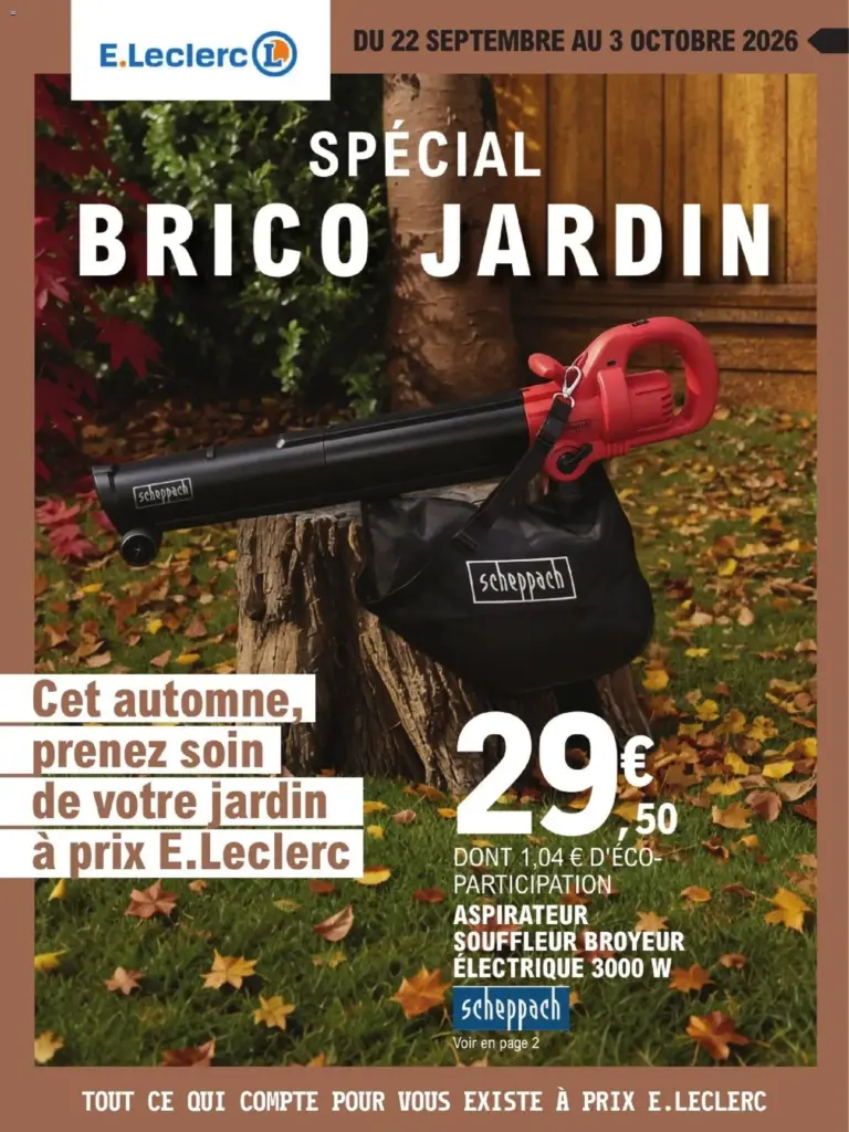 Catalogue E.Leclerc du 22/09/2026 Nouveau