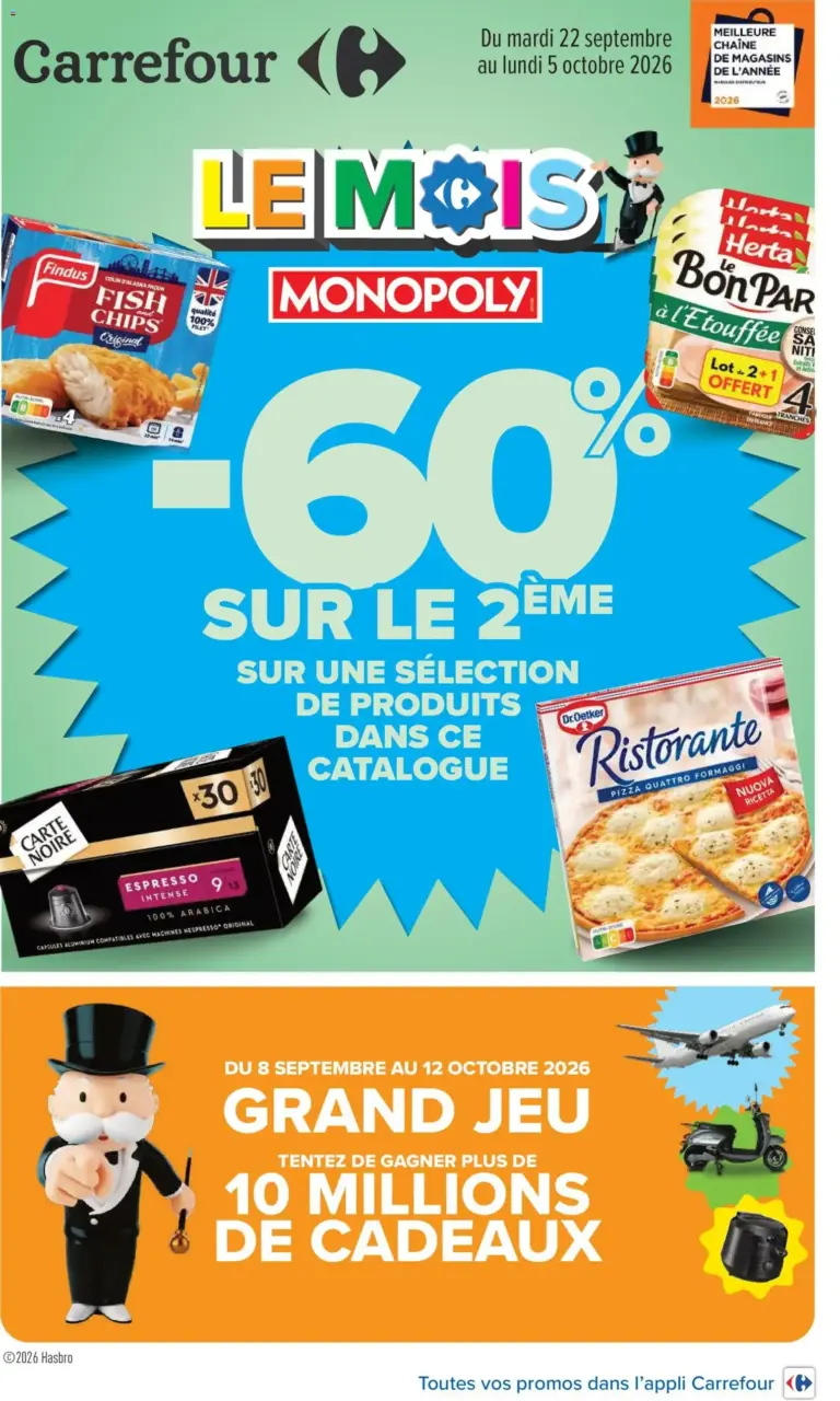 Carrefour catalogue du 22/09/2026 au 05/10/2026