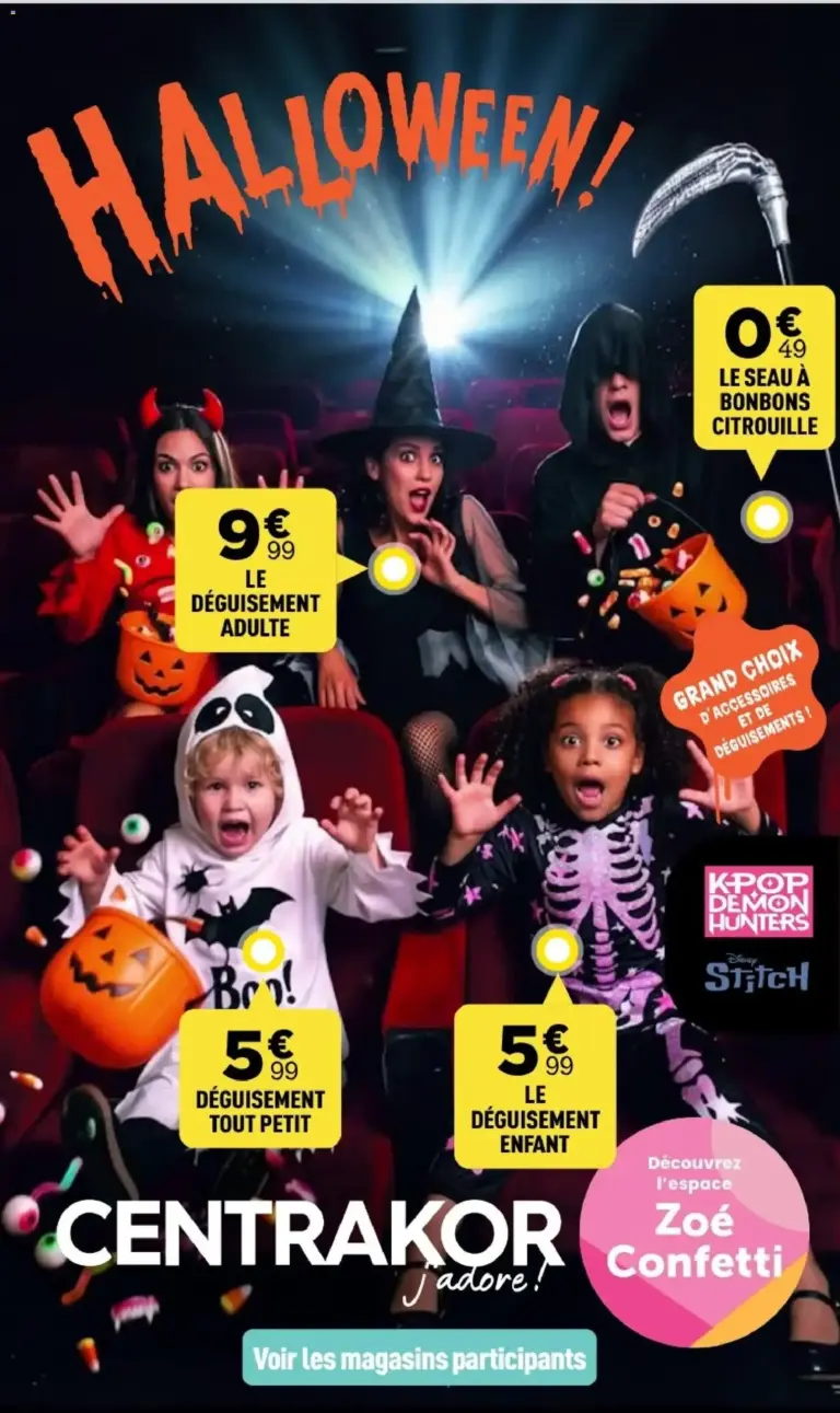 Centrakor HALLOWEEN 2026 🎃 Catalogue 12/10 25/10 du 12/10/2026 au 25/10/2026